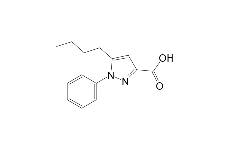 5-butyl-1-phenylpyrazole-3-carboxylic acid