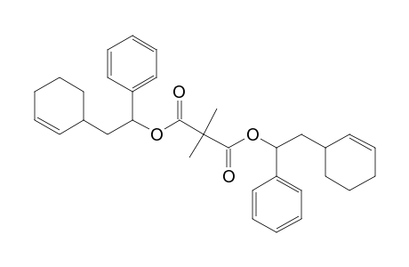 Dimethylmalonic acid, di(1-phenyl-2-(cyclohex-2-enyl)ethyl) ester