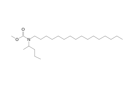 Carbonic acid, monoamide, N-(2-pentyl)-N-hexadecyl-, methyl ester