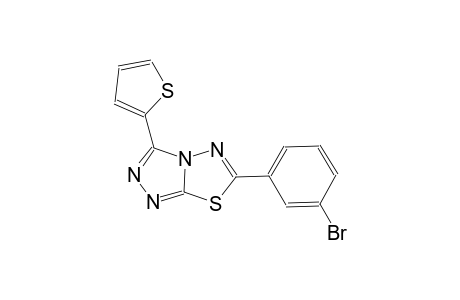 [1,2,4]triazolo[3,4-b][1,3,4]thiadiazole, 6-(3-bromophenyl)-3-(2-thienyl)-