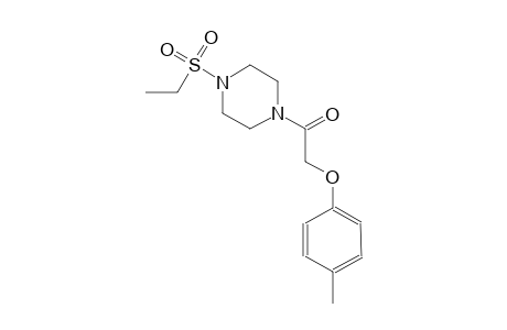 piperazine, 1-(ethylsulfonyl)-4-[(4-methylphenoxy)acetyl]-