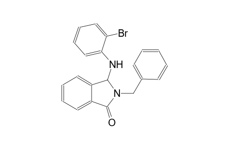 1H-isoindol-1-one, 3-[(2-bromophenyl)amino]-2,3-dihydro-2-(phenylmethyl)-
