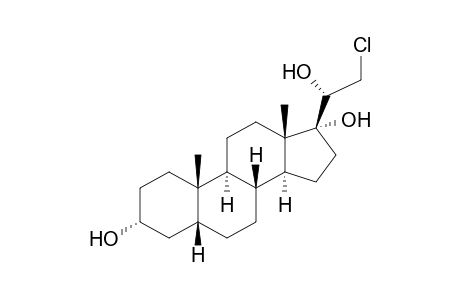 21-Chloro-5β-pregnane-3α,17,20β-triol