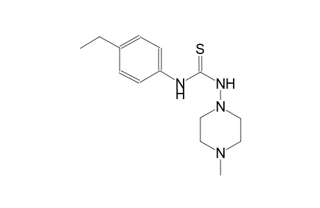 N-(4-ethylphenyl)-N'-(4-methyl-1-piperazinyl)thiourea