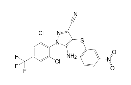 3-Cyano-5-amino-4-[(3-nitrophenyl)thio]-1-[2,6-dichloro-4-(trifluoromethyl)phenyl]pyrazole