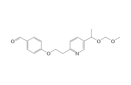4-[2-[5-[1-(methoxymethoxy)ethyl]pyridin-2-yl]ethoxy]benzaldehyde