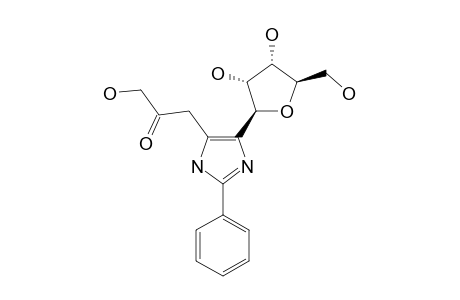 3-[2-PHENYL-4-(BETA-D-RIBOFURANOSYL)-IMIDAZOLYL]-2-OXO-1-PROPANOL