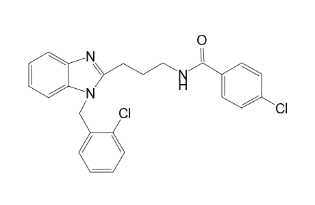 4-Chloro-N-{3-[1-(2-chlorobenzyl)-1H-benzimidazol-2-yl]propyl}benzamide