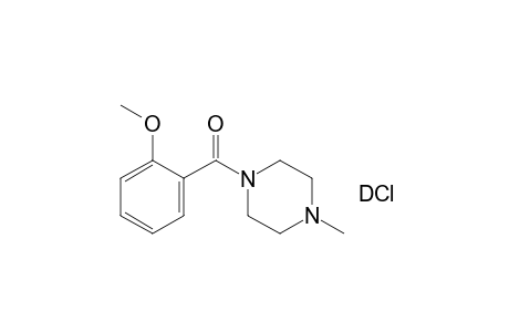 1-o-anisoyl-4-methylpiperazine, monohydrochloride