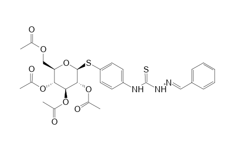 benzaldehyde, 4-[p-(beta-D-glucosylthio)phenyl]-3-thiosemicarbazone, tetraacetate