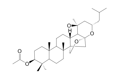 ACETYL-DIHYDRO-JUJUBOGENIN;(20S,23S)-3-BETA-ACETOXY-16,23:16,30-DI-EPOXY-DAMMARAN-20-OL