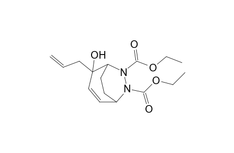 Diethyl 4-allyl-4-hydroxy-6,7-diazabicyclo[3.2.2]non-2-ene-6,7-dicarboxylate