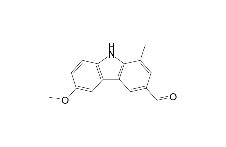 6-Methoxy-1-methyl-9H-carbazole-3-carbaldehyde