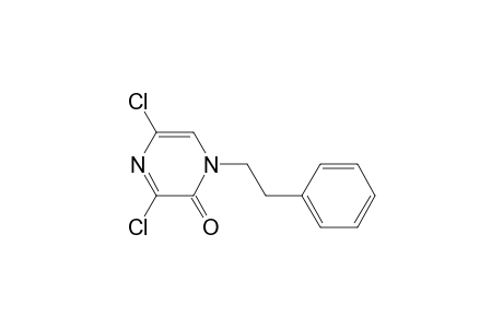 3,5-dichloro-1-phenethyl-pyrazin-2-one