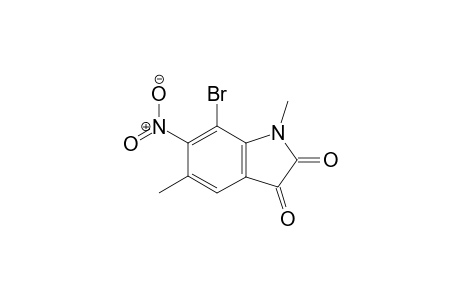 7-Bromo-1,5-dimethyl-6-nitroindoline-2,3-dione