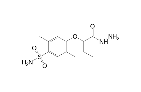 2-[(4-sulfamoyl-2,5-xylyl)oxy]butyric acid, hydrazide