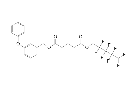 Glutaric acid, 2,2,3,3,4,4,5,5-octafluoropentyl 3-phenoxybenzyl ester