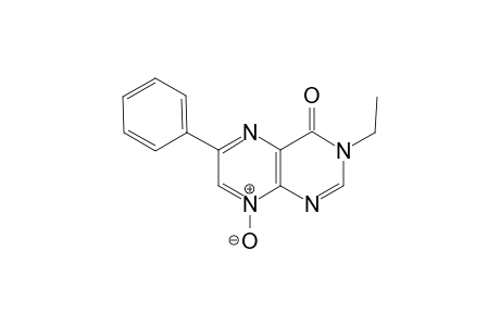 3-Ethyl-6-phenyl-4(3H)-pteridinone 8-oxide