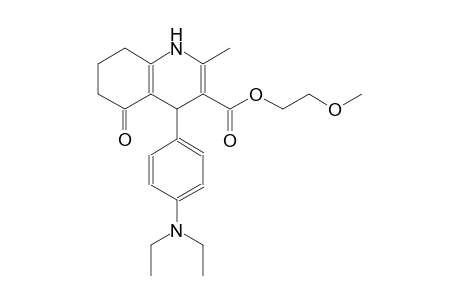 2-methoxyethyl 4-[4-(diethylamino)phenyl]-2-methyl-5-oxo-1,4,5,6,7,8-hexahydro-3-quinolinecarboxylate