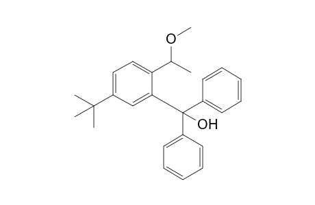 2-(1'-Methoxyethyl)-5-(t-butyl)-1-(diphenylhydroxymethyl)-benzene