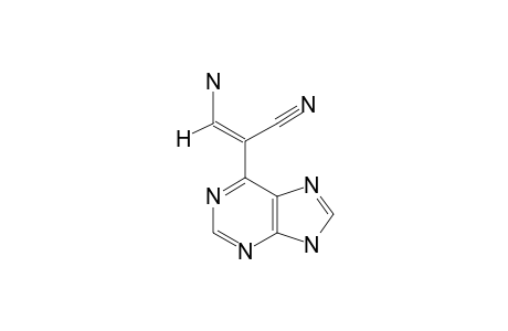 ALPHA-(AMINOMETHYLENE)-6-PURINEACETONITRILE;Z-ISOMER