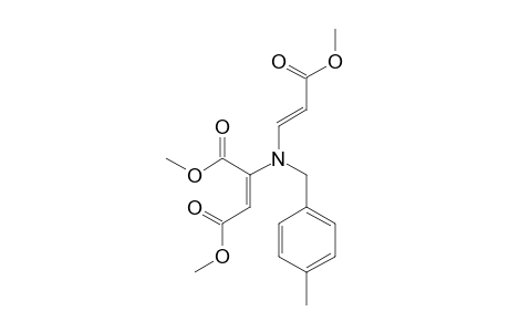Dimethyl 2-{[(E)-3-Methoxy-3-oxoprop-1-enyl](4-methylbenzyl)amino}maleate