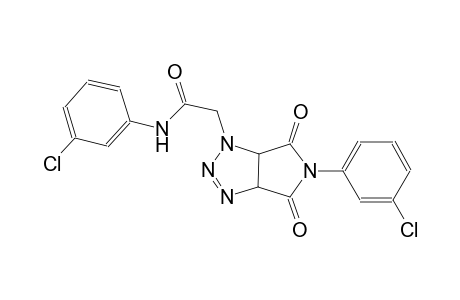 N-(3-chlorophenyl)-2-(5-(3-chlorophenyl)-4,6-dioxo-4,5,6,6a-tetrahydropyrrolo[3,4-d][1,2,3]triazol-1(3aH)-yl)acetamide