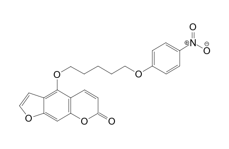 4-[5-(4-Nitrophenoxy)pentoxy]-7H-furo[3,2-g][1]benzopyran-7-one