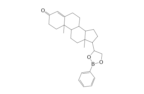 Pregn-4-en-3-one, 20,21-[(phenylborylene)bis(oxy)]-, (20R)-