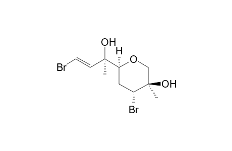 (3R,4R,6S)-4-bromanyl-6-[(E,2R)-4-bromanyl-2-oxidanyl-but-3-en-2-yl]-3-methyl-oxan-3-ol
