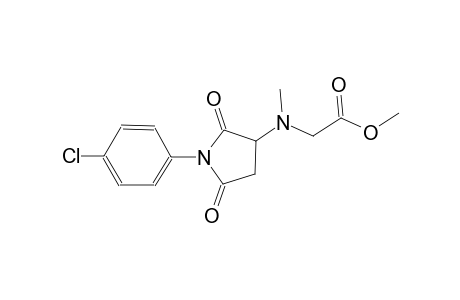 acetic acid, [[1-(4-chlorophenyl)-2,5-dioxo-3-pyrrolidinyl]methylamino]-, methyl ester