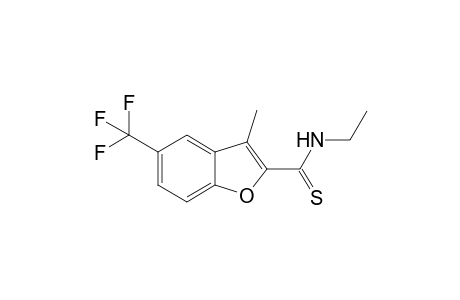 N-Ethyl-3-methyl-5-trifluoromethylbenzofuran-2-carbothioamide