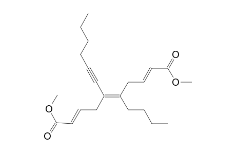 Dimethyl 5-butyl-6-(hex-1-ynyl)deca-2,5,8-trienedioate