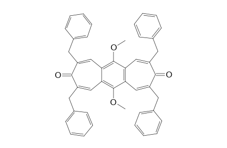2,4,8,10-Tetrabenzyl-6,8-dimethoxybenzo[1,2:4,5]dicycloheptene-3,9-dione