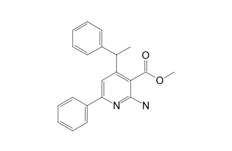 2-amino-6-phenyl-4-(1-phenylethyl)nicotinic acid methyl ester