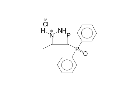 4-DIPHENYLPHOSPHONYL-5-METHYL-1,2,3-DIAZAPHOSPHOLE HYDROCHLORIDE