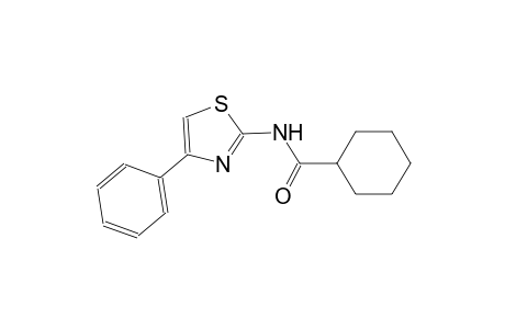 N-(4-phenyl-1,3-thiazol-2-yl)cyclohexanecarboxamide