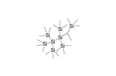 1,1,1,4,4,4-hexamethyl-2,2,3-tris(trimethylsilyl)-3-(1-(trimethylsilyl)ethyl)tetrasilane