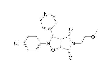 2H-pyrrolo[3,4-d]isoxazole-4,6(3H,5H)-dione, 2-(4-chlorophenyl)dihydro-5-(2-methoxyethyl)-3-(4-pyridinyl)-