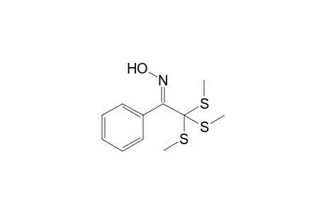 Trimethyl (E)-.alpha.-(hydroxyimino)orthotrithiophenylglyoxylate