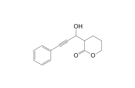 (R*,R*) and (R*,S*)-2-[1-Hydroxy-3-phenylprop-2-ynyl]pentan-5-olide