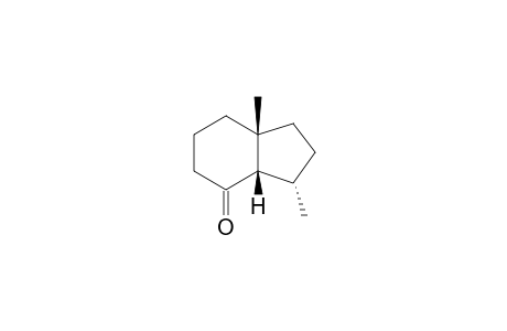 3.alpha.,7a-Dimethyl-cis-4-hydrindanon