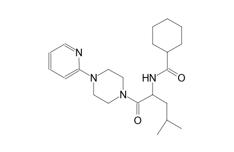 N-(3-methyl-1-{[4-(2-pyridinyl)-1-piperazinyl]carbonyl}butyl)cyclohexanecarboxamide