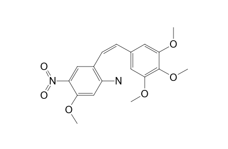 (Z)-2-(2'-AMINO-4'-METHOXY-5'-NITROPHENYL)-1-(3,4,5-TRIMETHOXYPHENYL)-ETHENE