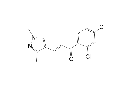 (2E)-1-(2,4-dichlorophenyl)-3-(1,3-dimethyl-1H-pyrazol-4-yl)-2-propen-1-one