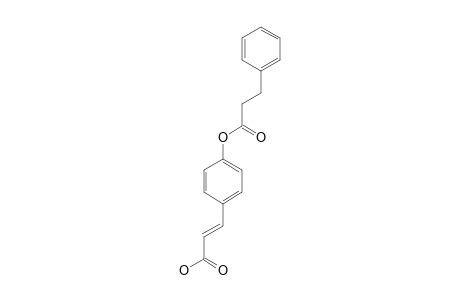 (E)-4-(2,3-DIHYDROCINNAMOYLOXY)-CINNAMIC-ACID