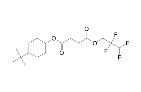 Succinic acid, 2,2,3,3-tetrafluoropropyl cis-4-tert-butylcyclohexyl ester