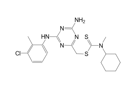 [4-amino-6-(3-chloro-2-methylanilino)-1,3,5-triazin-2-yl]methyl cyclohexyl(methyl)dithiocarbamate