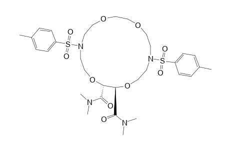 (2R,3R)-N,N,N',N'-TETRAMETHYL-1,4,10,13-TETRAOXA-7,16-DITOSYLAZACYCLOOCTADECANE-2,3-DICARBOXAMIDE