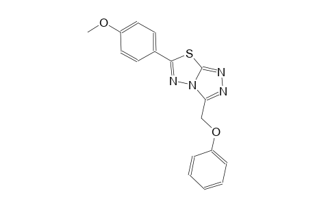 6-(4-methoxyphenyl)-3-(phenoxymethyl)[1,2,4]triazolo[3,4-b][1,3,4]thiadiazole